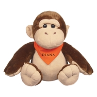 Picture of Custom Printed 6" Goofy Gorilla Plush Animal