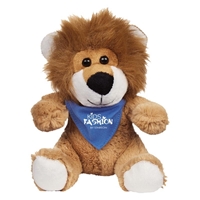 Picture of Custom Printed 6" Lovable Lion Plush Animal