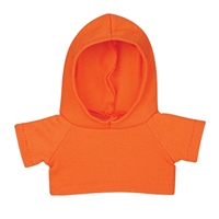 Custom 8.5" Plush Beaver Hoodie - Orange