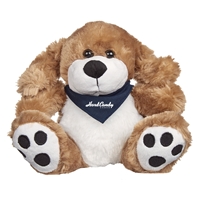 Picture of Custom Printed 8.5" Big Paw Dog Plush Animal