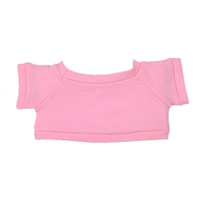 Custom 8.5" Big Paw Panda Plush Animal Pink Shirt