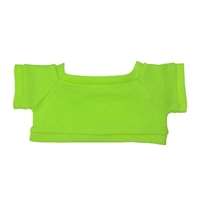 Custom 8.5" Big Paw Panda Plush Animal Lime Green Shirt