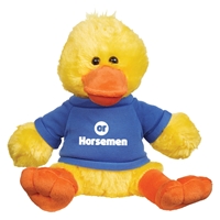 Picture of Custom Printed 8.5" Delightful Duck Plush Animal