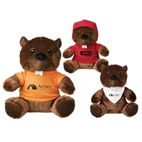 Picture of Custom Printed 6" Bucky Beaver Plush Animal