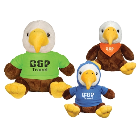 Picture of Custom Printed 6" Liberty Eagle Plush Animal