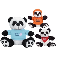 Promotional 6" Big Paw Panda Plush Animal