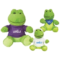 Picture of Custom Printed 6" Fantastic Frog Plush Animal