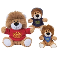 Picture of Custom Printed 6" Lovable Lion Plush Animal