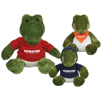 Picture of Custom Printed 8.5" Allie Gator Plush Animal