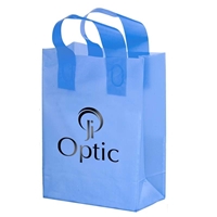 Imprinted Foil Stamped Color Frosted Loop Bag