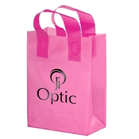 Branded Foil Stamped Color Frosted Loop Bag