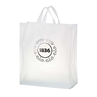 Imprinted Foil Stamped Frosted Loop Bag