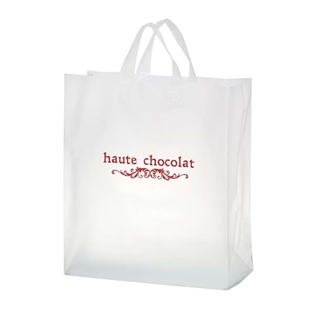 Promotional Flexograph Frosted Loop Bag - 16" X 18" X 6"