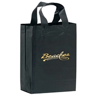 Imprinted Foil Stamped Color Frosted Loop Bag