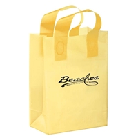 Foil Stamped Color Frosted Loop Bag with logo