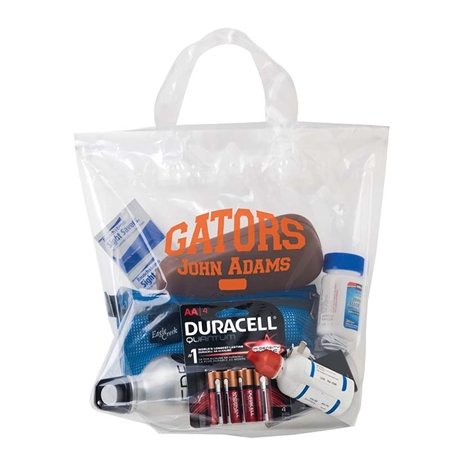 Picture of Custom Clear Stadium Security Bag - 12" X 12"