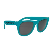 Customizable Solid Color Rubberized Sunglasses