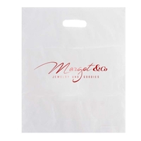 Stamped Frosted Bag  with logo