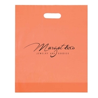 Picture of Custom Flexograph Frosted  Die Cut Bag - 12" W x 15" H x 3" D