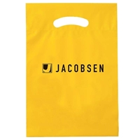 Branded Fold-Over Reinforced Die Cut Handle Bag