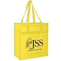 Picture of Heavy Duty Non-Woven Grocery Tote - 13" W x 14" H x 7" D