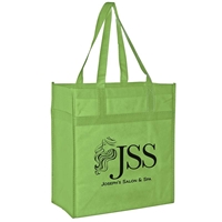 Picture of Heavy Duty Non-Woven Grocery Tote - 13" W x 14" H x 7" D