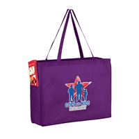 Picture of Full Color Over the Shoulder Non-Woven Tote - 16" W x 12" H x 6" D