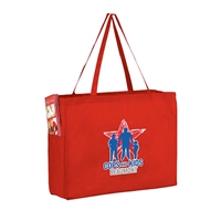 Picture of Full Color Over the Shoulder Non-Woven Tote - 16" W x 12" H x 6" D