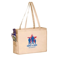 Picture of Full Color Over the Shoulder Non-Woven Tote - 16" W x 12" H x 6" D