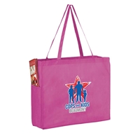 Picture of Full Color Over the Shoulder Non-Woven Tote - 16" W x 12" H x 6" D