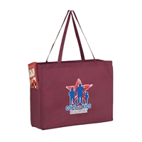 Picture of Full Color Over the Shoulder Non-Woven Tote - 16" W x 12" H x 6" D