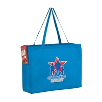 Picture of Full Color Over the Shoulder Non-Woven Tote - 16" W x 12" H x 6" D