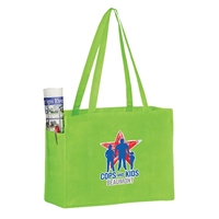 Picture of Full Color Over the Shoulder Non-Woven Tote - 16" W x 12" H x 6" D