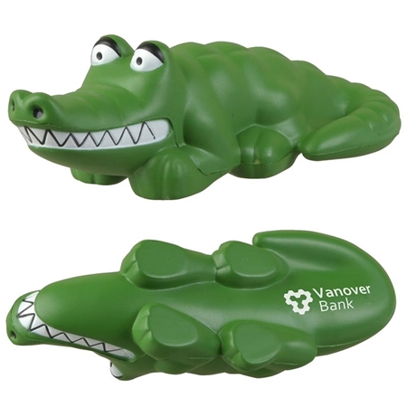 Promotional Printed Alligator Stress Ball