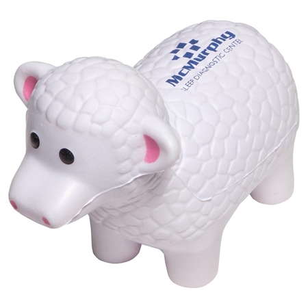 Custom Printed Sheep Stress Ball