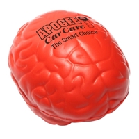 Red Custom Brain Stress Ball