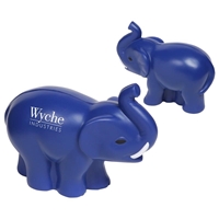 Promotional Elephant With Tusks Stress Ball