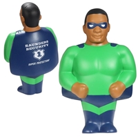 American Super Hero Stress Ball with logo