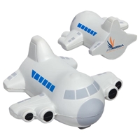 Custom Printed Small Airplane Stress Ball