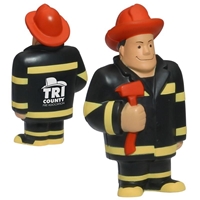 Promotional Fireman Stress Ball