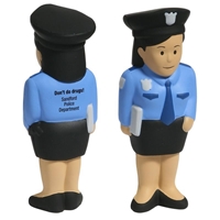 Custom Printed Police Woman Stress Ball