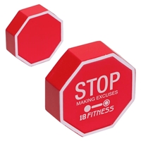 Custom Printed Stop Sign Stress Ball
