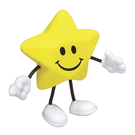 Promotional Star Figure Stress Ball