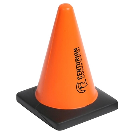 Promotional Construction Cone Stress Ball