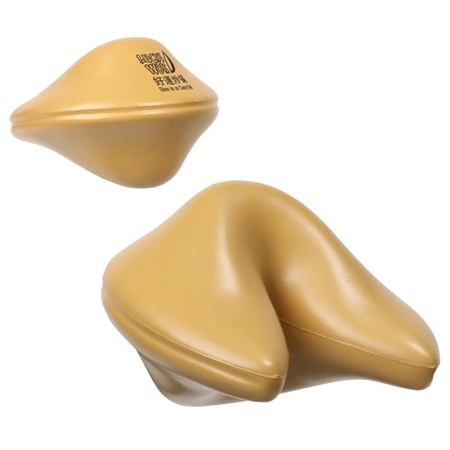 Custom Printed Fortune Cookie Stress Ball