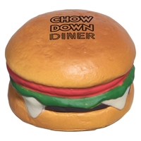 Custom Printed Hamburger Stress Ball