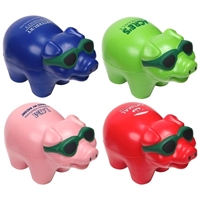 Custom Printed Cool Pig Stress Ball