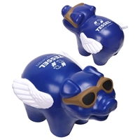 Personalized Flying Pig Stress Ball