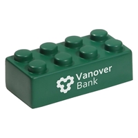 Green Building Block Stress Ball