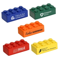 Custom Printed Building Block Individual Piece Stress Ball